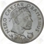 2017 Silver Shield 1 oz .999 fine silver Nero Caesar Obamanus