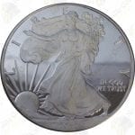 2012 Proof American Silver Eagle with box and COA