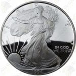 1994 Proof American Silver Eagle with box and COA