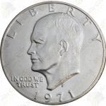 1971 40% silver Uncirculated Eisenhower Dollar