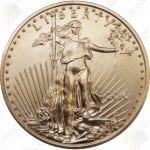 American Gold Eagle -- 1/4 oz pure gold (.917 fine gold)