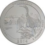 2014 Everglades 5 oz. ATB Silver Coin - Uncirculated
