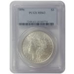 Pre-1921 Morgan Silver Dollar - MS63 (PCGS or NGC)