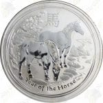 2014 Australia Lunar Series 1 oz silver Horse