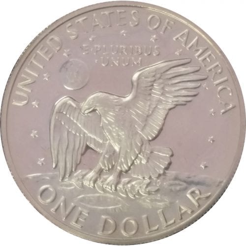 eisenhower silver dollar 1972 value
