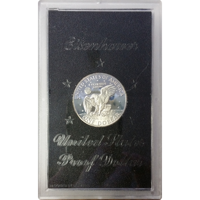 eisenhower uncirculated silver dollar 1972