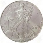 1999 American Silver Eagle -- BU -- 1 oz .999 fine silver