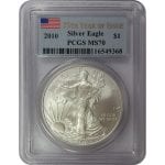 2010 1 oz American Silver Eagle - PCGS MS70 - Nashville Coin Gallery