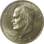 1972 40% Silver Eisenhower Dollar - BU