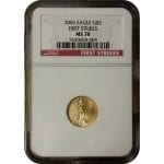 2006 1/10 oz American Gold Eagle - NGC MS70 FIrst Strikes