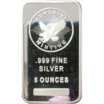 5 oz .999 fine silver bar (generic)