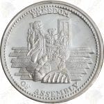 Johnson Matthey 1 oz silver Freedom of Assembly
