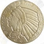 1/10 oz $2.50 Indian .999 fine gold round