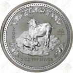 2003 Australia 2 oz Silver Year of the Goat