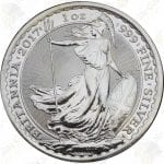 2017 Great Britain 1 oz Silver Britannia