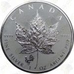 2017 Canada 1 oz Silver Maple Leaf -- Rooster Privy Mark