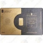 Karatbar -- 1 gram .9999 fine gold (carded)