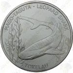 2018 Tokelau 1oz .999 fine silver Leopard Shark -- BU