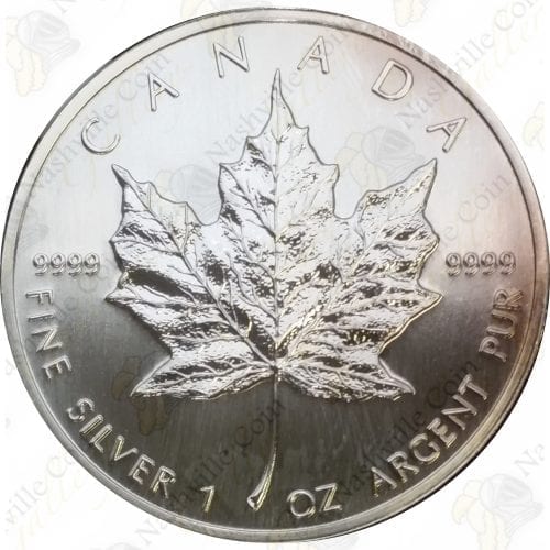 2004 canadian silver maple leaf