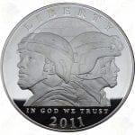 2011 United States Army Commemorative Proof Silver Dollar with box and COA