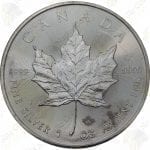 Canada 1 oz silver Maple Leaf -- IMPAIRED