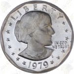 1979-S (Type 2) Proof Susan B. Anthony Dollar