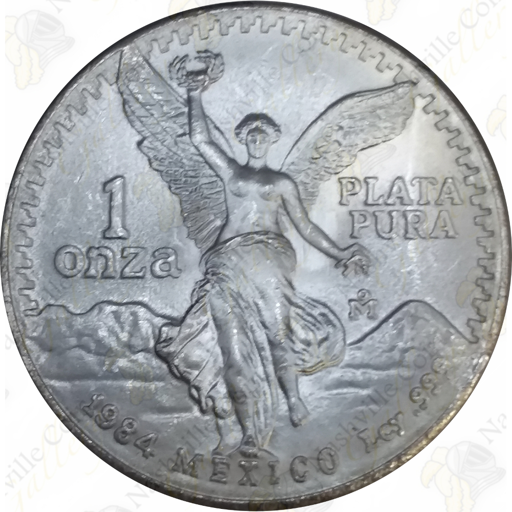1984 1 oz Mexican Silver Libertad Coin BU