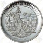 2014 Australia $1 High Relief 1 oz .999 fine Silver Kangaroo (Proof)