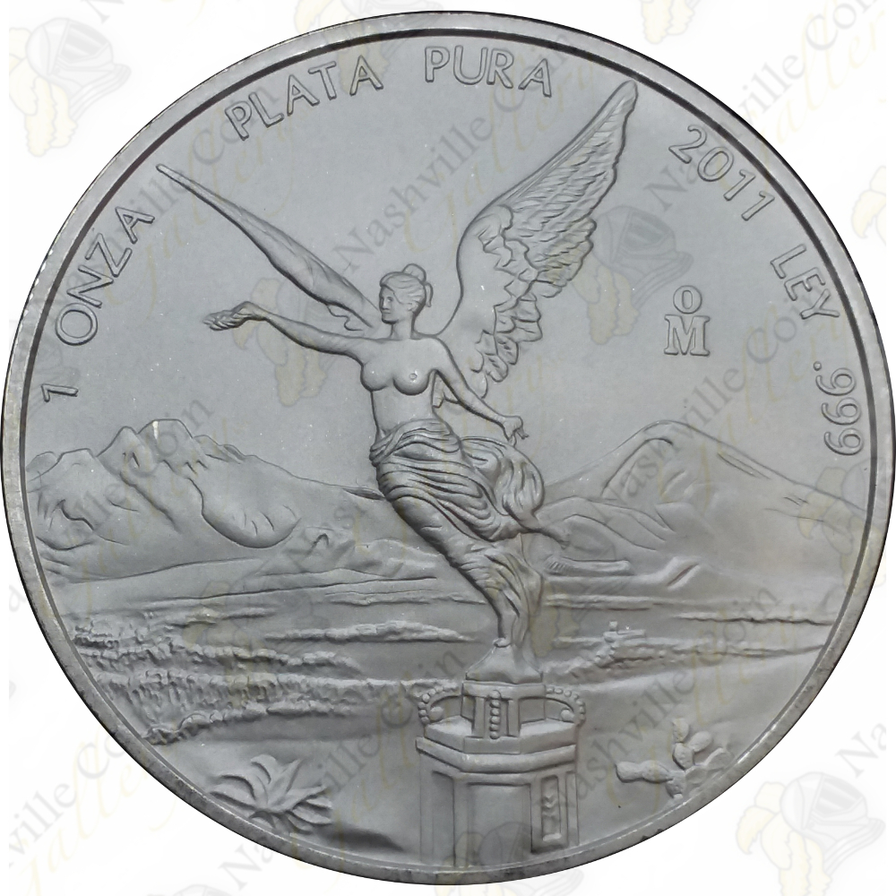 BU Coin 2011 Mexico ONZA .999 Silver 1 Troy Oz