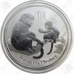 2016 Australia 50c 1/2 oz .999 fine silver Year of the Monkey