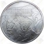 2015 Burundi 1 oz .999 fine silver African Lion