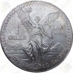 1986 Mexico 1 oz .999 fine silver Libertad