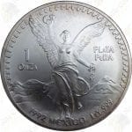 1992 Mexico 1 oz .999 fine silver Libertad