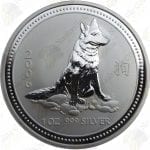 2006 Australia 1 oz .999 fine silver Lunar Year of the Dog