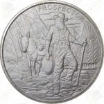 Highland Mint 1 oz .999 fine silver Prospector round