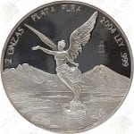 2004 Mexico 2 oz Proof Silver Libertad