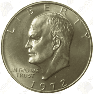 1972 40% Silver Eisenhower Dollar