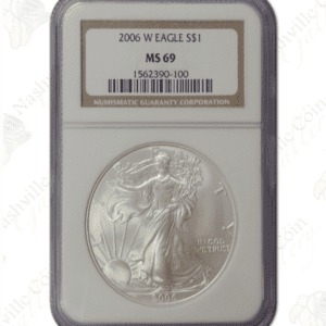 NGC-Certified Burnished American Silver Eagles