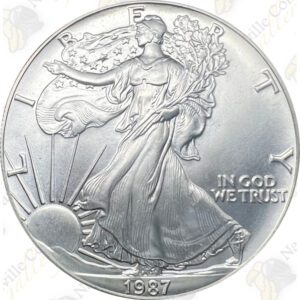 1987 1 oz American Silver Eagle – Brilliant Uncirculated