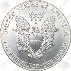 1989 1 oz American Silver Eagle - Brilliant Uncirculated