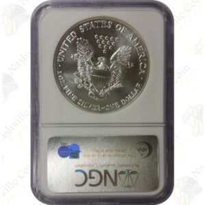 1990 American Silver Eagle - 1 oz - NGC MS69