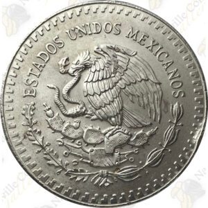 1991 Mexican Silver Libertad (Type 1) - 1 ounce .999 Fine Silver