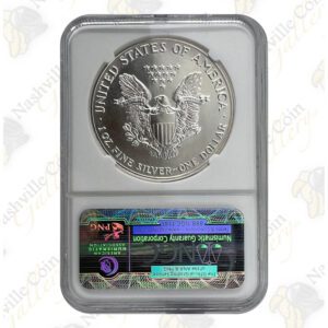 1991 American Silver Eagle - 1 oz - NGC MS69