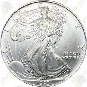 1993 1 oz American Silver Eagle - Brilliant Uncirculated