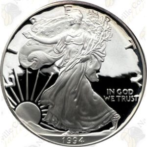 1994 1 oz Proof Silver Eagle with Box and COA