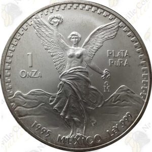 1995 MEXICAN SILVER LIBERTAD - 1 OUNCE .999 FINE SILVER