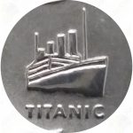 1998 Canada 1 oz .9999 fine silver Reverse Proof Maple Leaf with Titanic privy