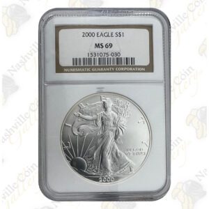 2000 American Silver Eagle - 1 oz - NGC MS69