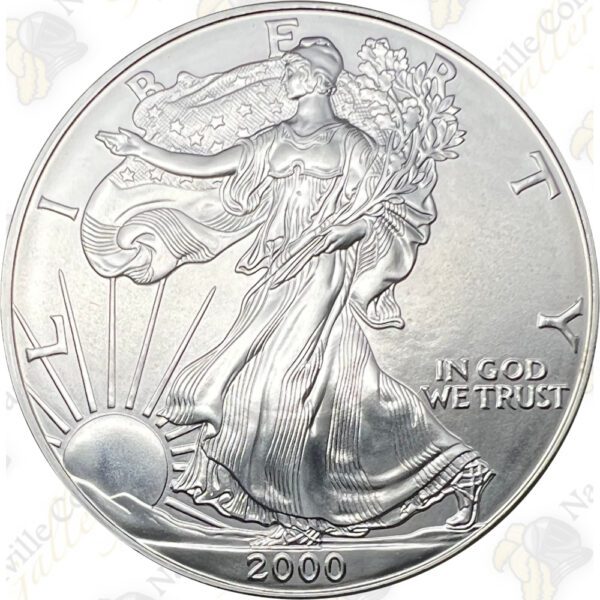 2000 1 oz American Silver Eagle – Brilliant Uncirculated