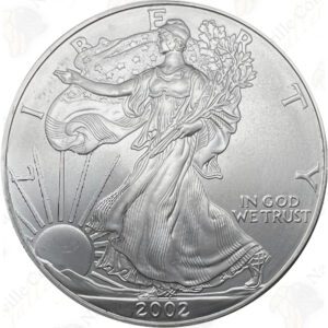 2002 1 oz American Silver Eagle - Brilliant Uncirculated